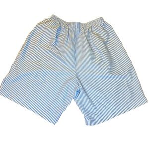 Vintage BonWorth light blue and white striped shorts Medium